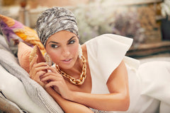 Sapphire Boho Turban Set