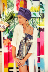 Sapphire Boho Turban Set