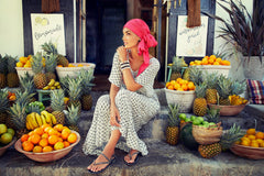 Sapphire Boho Turban Set