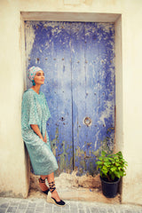 Sapphire Boho Turban Set