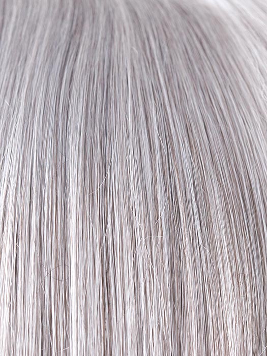 SILVER-STONE | Silver Medium Brown blend that transitions to more Silver then Medium Brown then to Silver Bangs