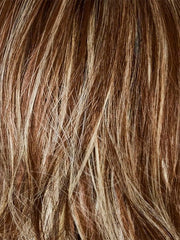 SNOWY UMBER R | Medium Ginger Brown base with White Blond highlights