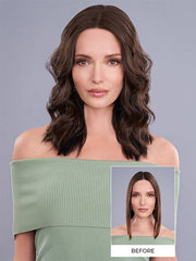 Top Trend Lace Wavy 14” | Synthetic Lace Front Hair Topper (Mono Top)