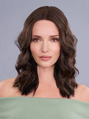 Top Trend Lace Wavy 14” | Synthetic Lace Front Hair Topper (Mono Top)