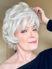 Aubrey | Human Hair/ Synthetic Wig (Hand-Tied)