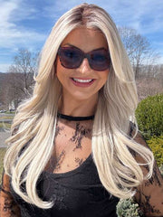 Feature Length | Synthetic Lace Front Wig (Hand-Tied)