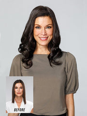 easiPart T HD 18" | Synthetic Hair Topper (Mono Top)