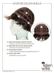 Date Large | Synthetic Wig (Mono Crown)