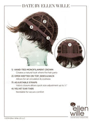 Date | Synthetic Wig (Mono Crown)