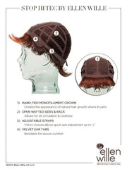 Stop Hi Tec | Short Synthetic Wig (Mono Crown)