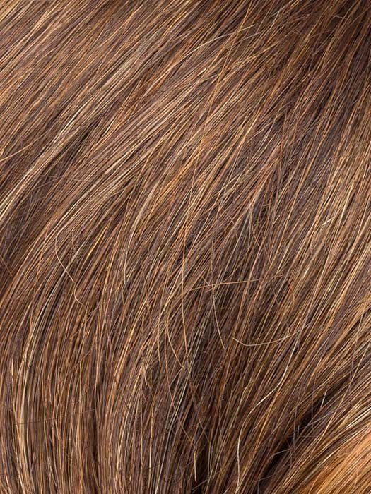 CHOCOLATE-LIGHTED 830.27 | Light Reddish Brown Highlights Blended with Medium Dark Brown and Medium Reddish Brown