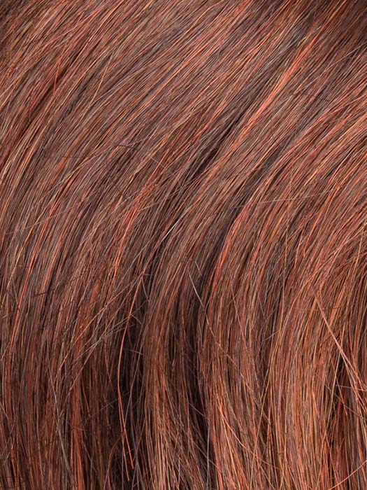 RED VINO LIGHTED 33.130.4 | Dark Auburn, Deep Copper Brown, and Darkest Brown Blend with Shaded Roots