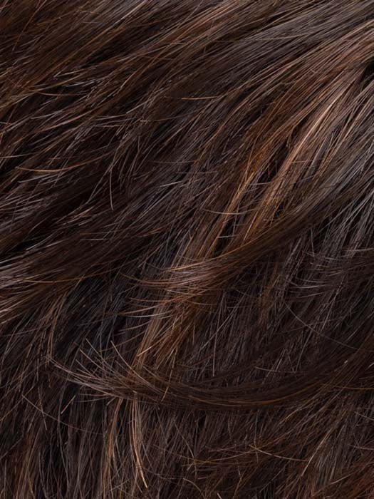 DARK CHOCOLATE SHADED 4.33 | Dark Brown, Dark Auburn, Medium Auburn, and Warm Medium Brown