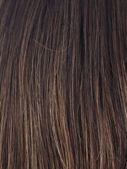 COFFEE LATTE R | Dark Brown with Evenly Blended Honey Brown Highlights with Dark Roots