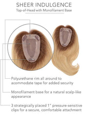 Charmed Life 12” | Human Hair Topper (Mono Top)