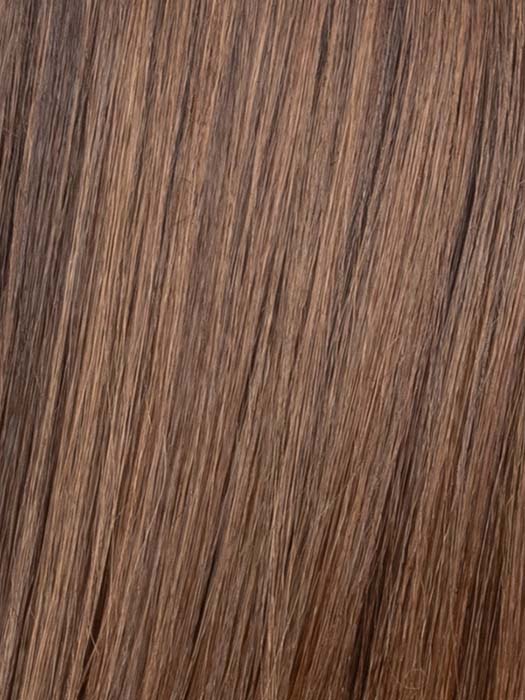 CHOCOLATE SHADED 6.30.4 | Medium Brown with Medium Auburn blend shaded with Dark Brown