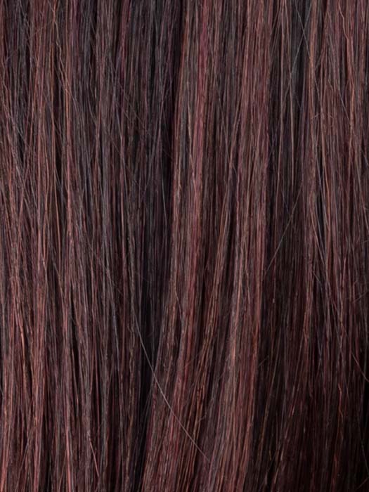 PLUM RED SHADED 131.133.132 | Cherry Red with Dark Burgundy Red on top, with a Dark Burgundy nape Edit alt text