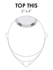 Top This 8" | Remy Human Hair Topper