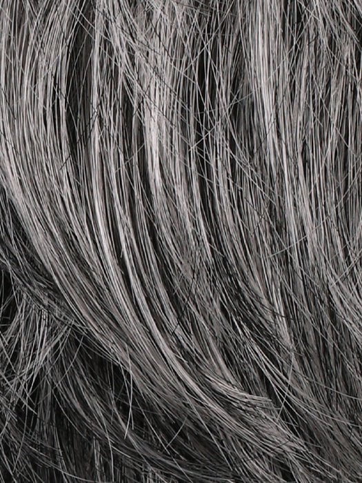 92 MOONLIGHT | Pure White with 5% Medium Brown Front, Grey with 30% Medium Brown Middle, Dark Brown with 65% Grey Nape