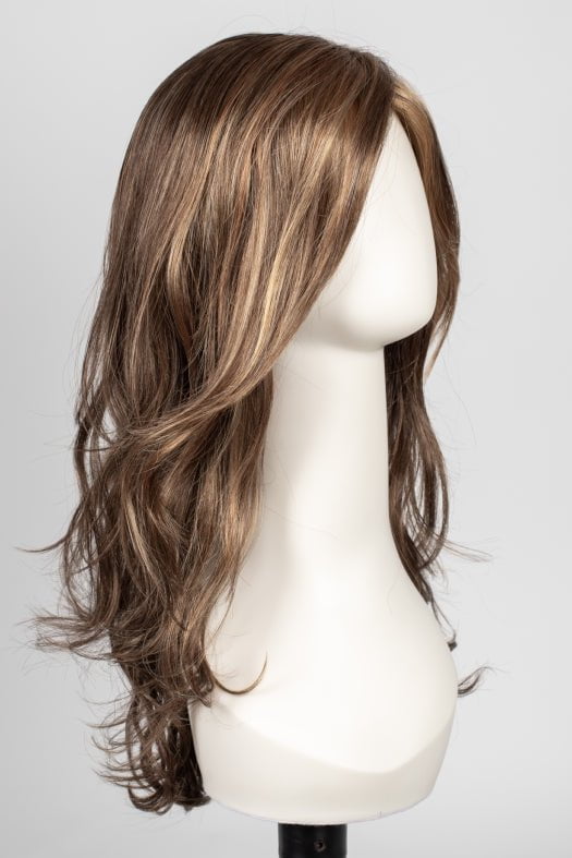 R9F26 MOCHA FOIL | Warm Medium Brown with Medium Golden Blonde Highlights Around the Face