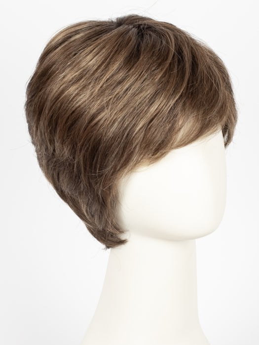 NOUGAT ROOTED 12.8.20 | Medium-golden Brown blended with Medium ginger Blondes, with Medium Brown Roots