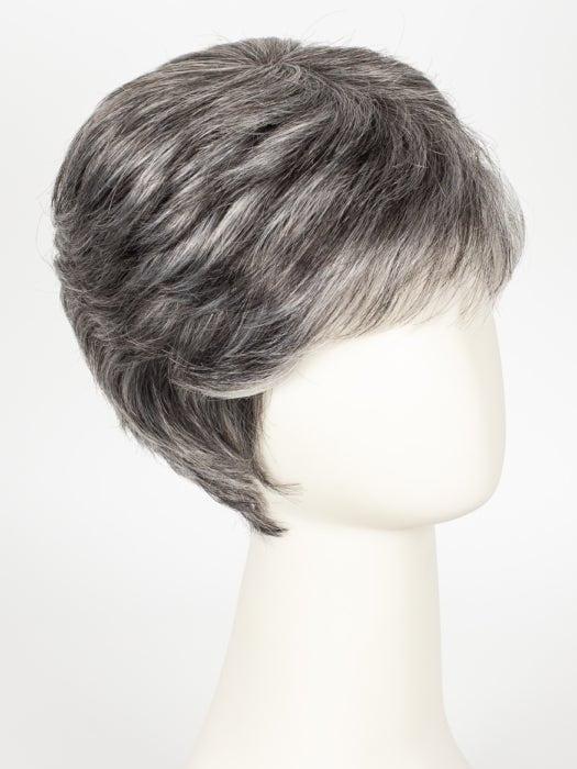Color SALT-PEPPER-MIX = Light Natural Brown with 75% Gray, Medium Brown with 70% Gray and Pure White Blend