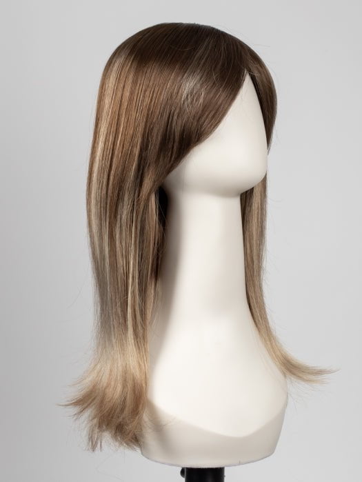 S14-26/88RO SUNSHINE | Medium Natural-Ash Blonde & Medium Red-Gold Blonde Blend roots to midlength, Light Natural Gold Blonde Blend midlength to ends