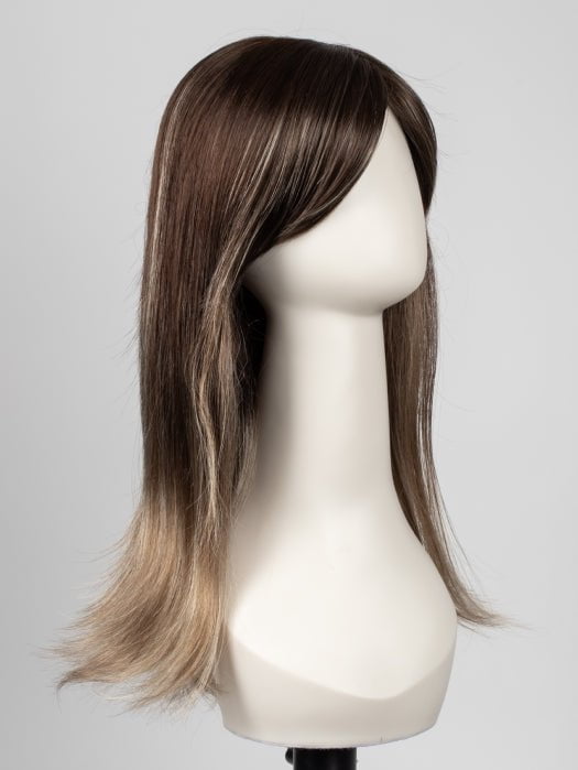 S8-18/26RO FAWN | Medium Brown roots to midlength, Dark Natural Ash Blonde & Medium Red-Gold Blonde Blend midlength to ends