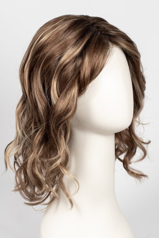 FS26/31S6 SALTED CARAMEL | Medium Natural Red Brown with Medium Red Gold Blonde Bold Highlights, Shaded with Brown
