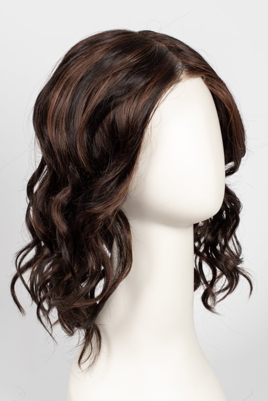 FS4/33/30A MIDNIGHT COCOA | Dark Brown, Medium Red, Medium Natural Red Blonde/Brown Blend with Medium Natural Red Blonde/Brown Blend Bold Highlights