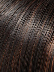 1BRH30 DARK CHOCOLATE CHERRY GANACHE | Soft Black with 33% Gold-Red Highlights