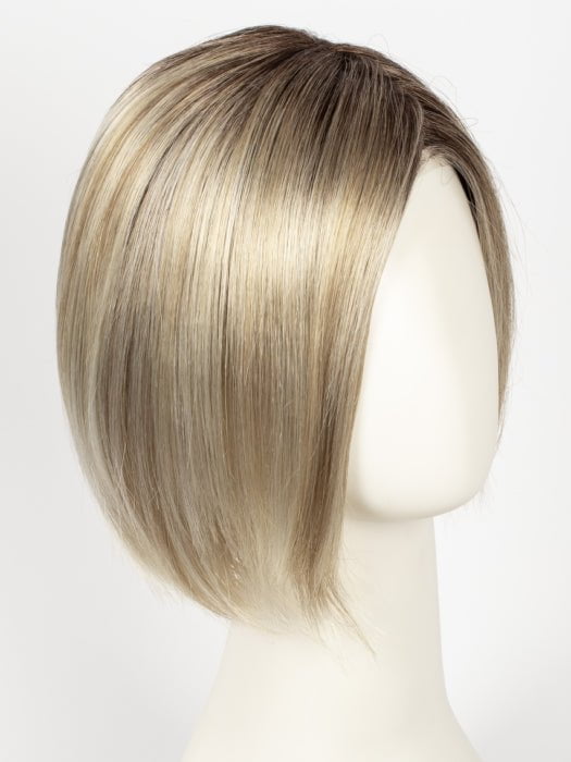 CHAMPAGNE ROOTED | Light Beige Blonde,  Medium Honey Blonde, and Platinum Blonde blend with Dark Roots