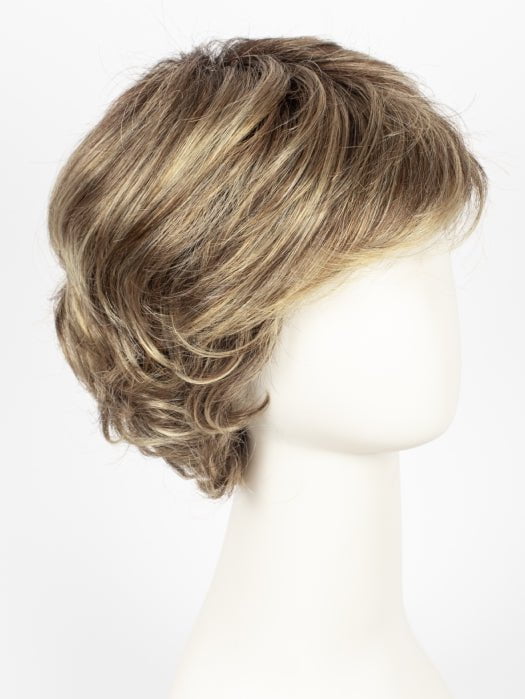 BERNSTEIN ROOTED 12.26.27 | Light Brown base with subtle Light Honey Blonde and Light Butterscotch Blonde highlights and Dark Roots