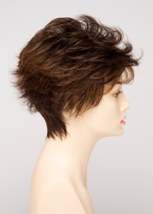CHOCOLATE CARAMEL | Medium Brown with Soft Red and Blonde highlights