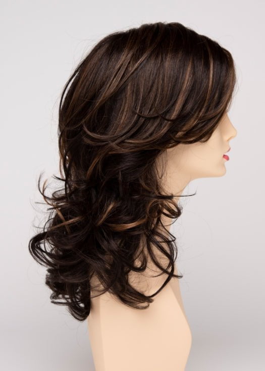 AMARETTO CREAM | Dark Brown roots with overall Medium Brown base with Honey Blonde highlights