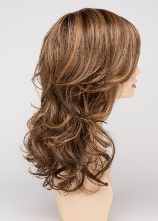 TOASTED SESAME | Medium Brown roots with overall Warm Cinnamon base and Golden Blonde highlights