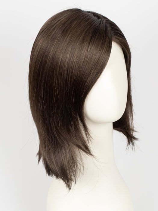 DARK CHOCOLATE ROOTED | Dark Brown base with Light Reddish Brown highlights with Dark Roots