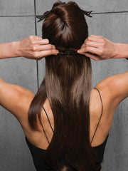 22" Fineline Straight HF Synthetic Extensions Kit (4 Piece) | Clip In