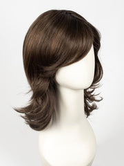 CHOCOLATE-ROOTED 830.6 | Medium to Dark Brown base with Light Reddish Brown highlights and Dark Roots  Edit alt text