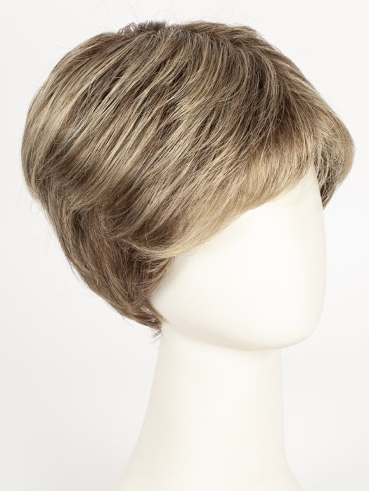DARK SAND ROOTED | Light Brown base with Lightest Ash Brown and Medium Honey Blonde blend and Dark Roots