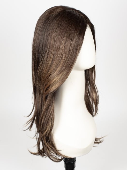 MARBLE-BROWN-LR | Dark brown root with medium brown and light honey brown