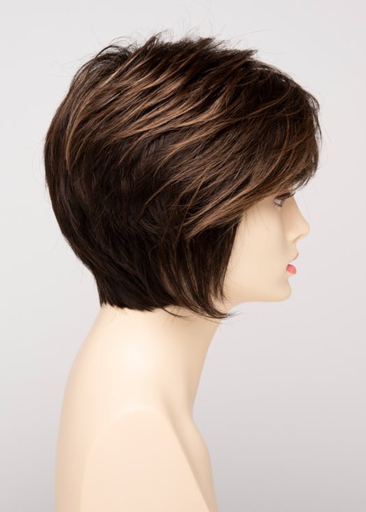 AMARETTO CREAM | Dark Brown roots with overall Medium Brown base with Honey Blonde highlights