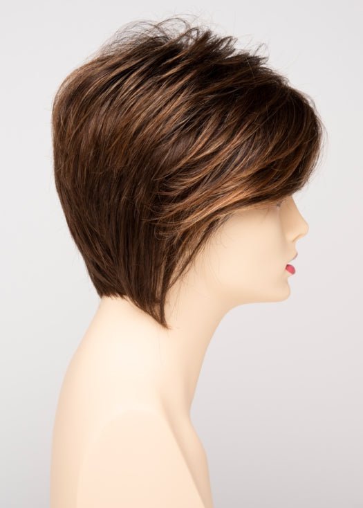 CHOCOLATE CARAMEL | Medium Brown with Soft Red and Blonde highlights