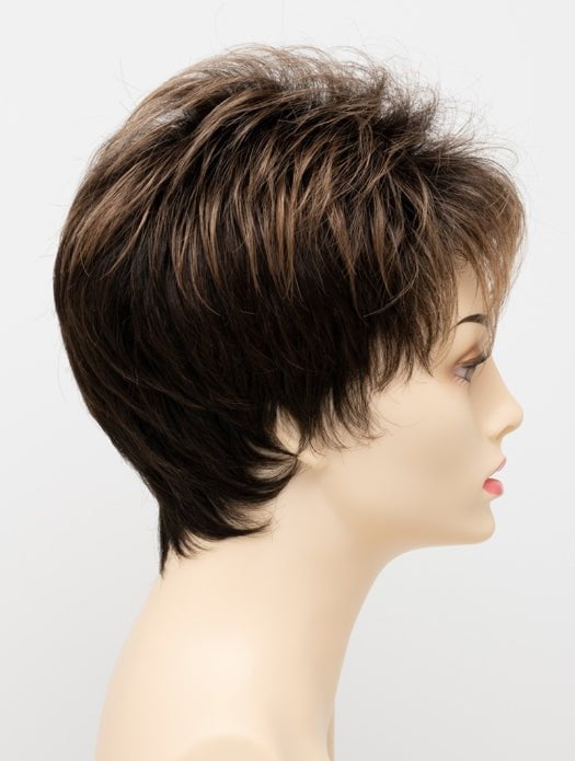 AMARETTO CREAM | Dark Brown roots with overall Medium Brown base with Honey Blonde highlights
