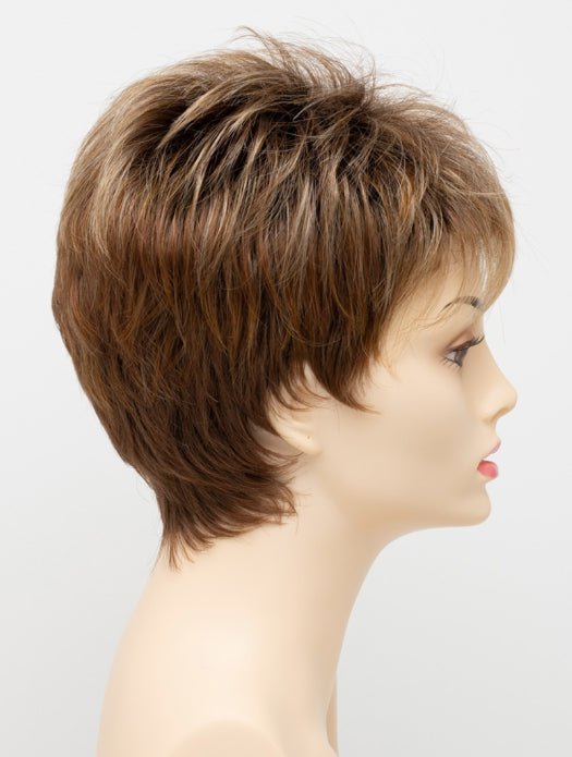 CREAMED COFFEE | Medium Brown roots and base with Cinnamon and Golden Blonde highlights