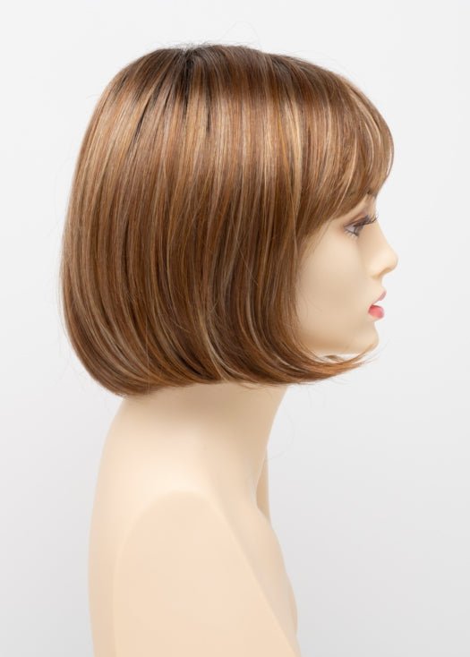 CREAMED COFFEE | Medium Brown roots and base with Cinnamon and Golden Blonde highlights