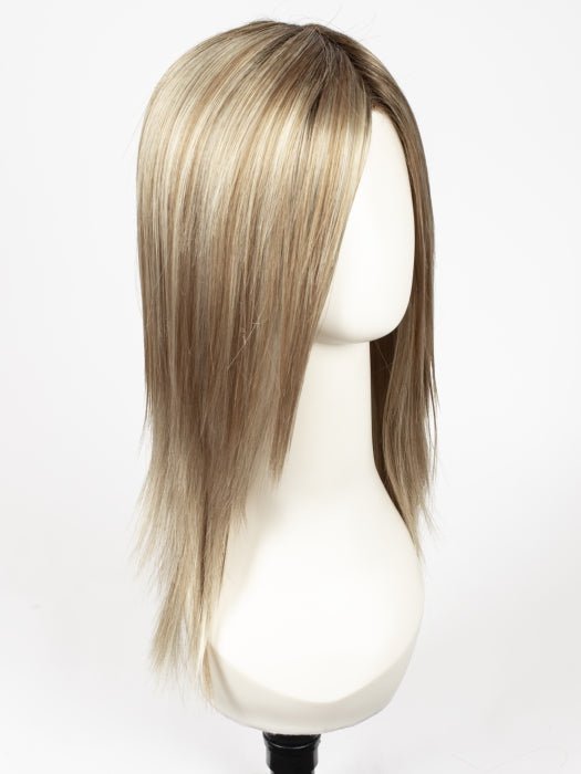 ROSE-GOLD-R | Blond Base with Reddish Highlights and Dark Roots