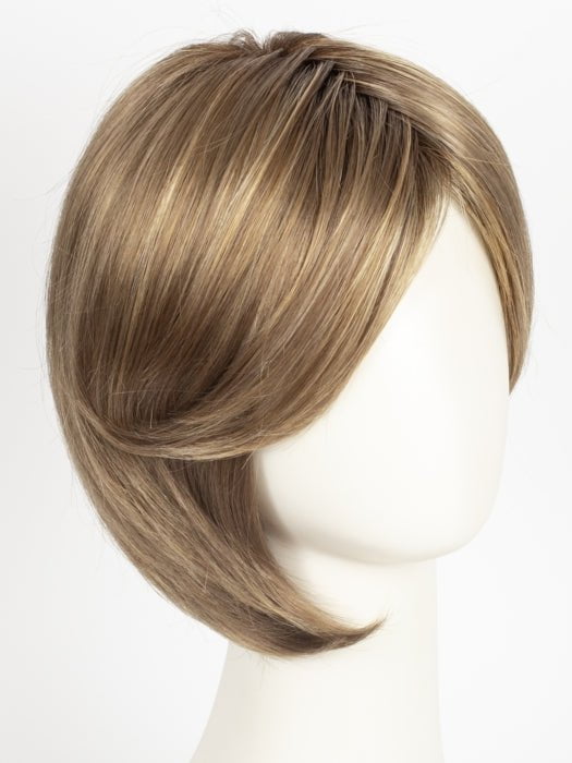 MOCHACCINO-R | Dark Roots with Light Brown Base and Strawberry Blonde Highlights
