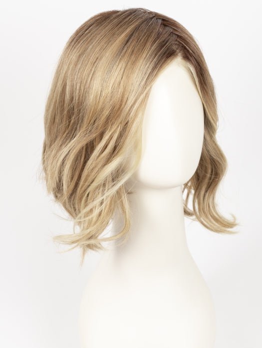 12FS8 SHADED PRALINE | Light Gold Brown, Light Natural Gold Blonde & Pale Natural Gold-Blonde Blend, Shaded with Medium Brown