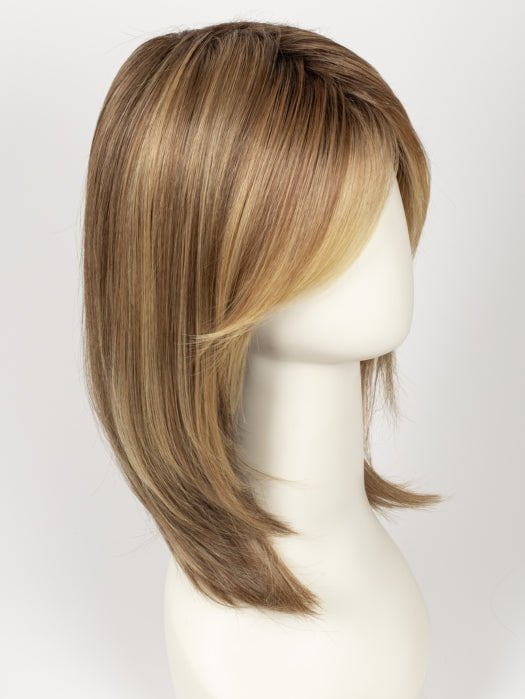 BERNSTEIN MULTI SHADED 12.27.26 | Light brown with medium golden blonde and dark strawberry blonde blend with dark shaded roots 